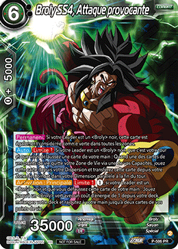 Broly SS4, Attaque provocante