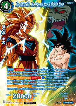 Son Goku SS3, Se Préparant pour la Bataille finale