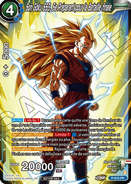 Son Goku SS3, Se Préparant pour la Bataille finale