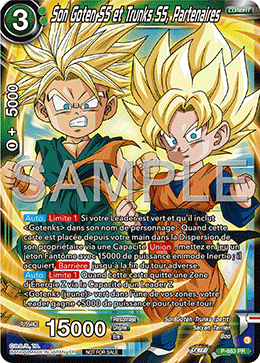 Son Goten SS et Trunks SS, Partenaires