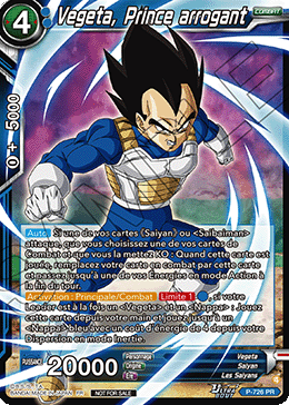 Vegeta, Prince arrogant