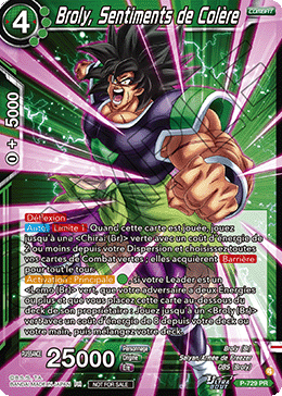 Broly, Sentiments de Colère