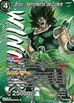 Broly, Sentiments de Colère