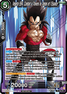 Vegeta SS4, Combat à Travers le Temps et l’Espace