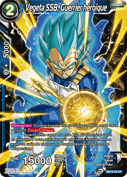 Vegeta SSB, Guerrier héroïque