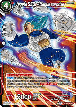 Vegeta SSB, Attaque surprise