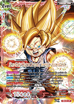 Son Goku Super Saiyan, énergie ascendante