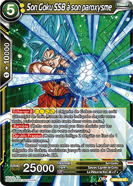 Son Goku SSB à son paroxysme