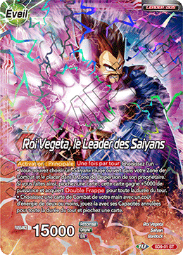 Roi Vegeta, le Leader des Saiyans