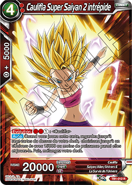 Caulifla Super Saiyan 2 intrépide