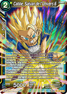 Cabbe, Saiyan de l’Univers 6