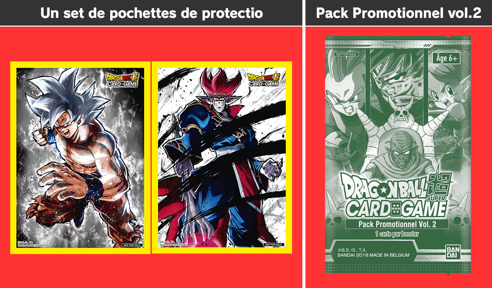 Chaque participant recevra un pack contenant une de ces 18 cartes !