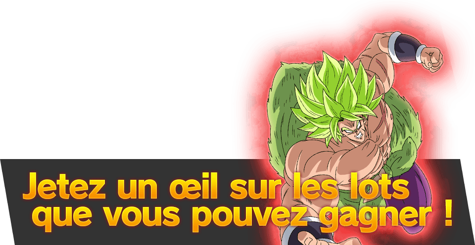 Jetez un œil sur les lots que vous pouvez gagner !
