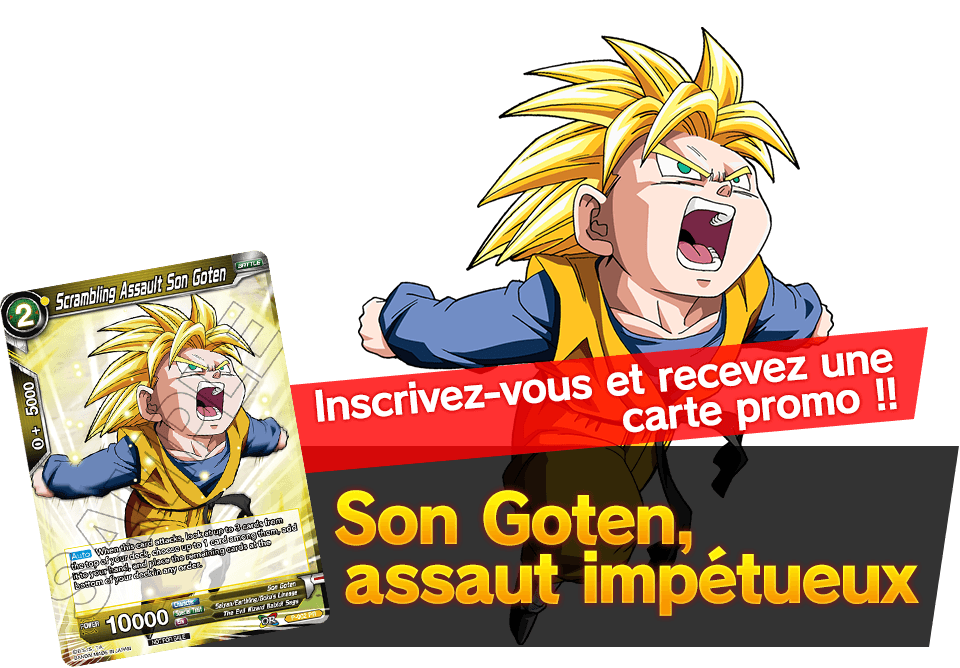 Son Goten, assaut impétueux