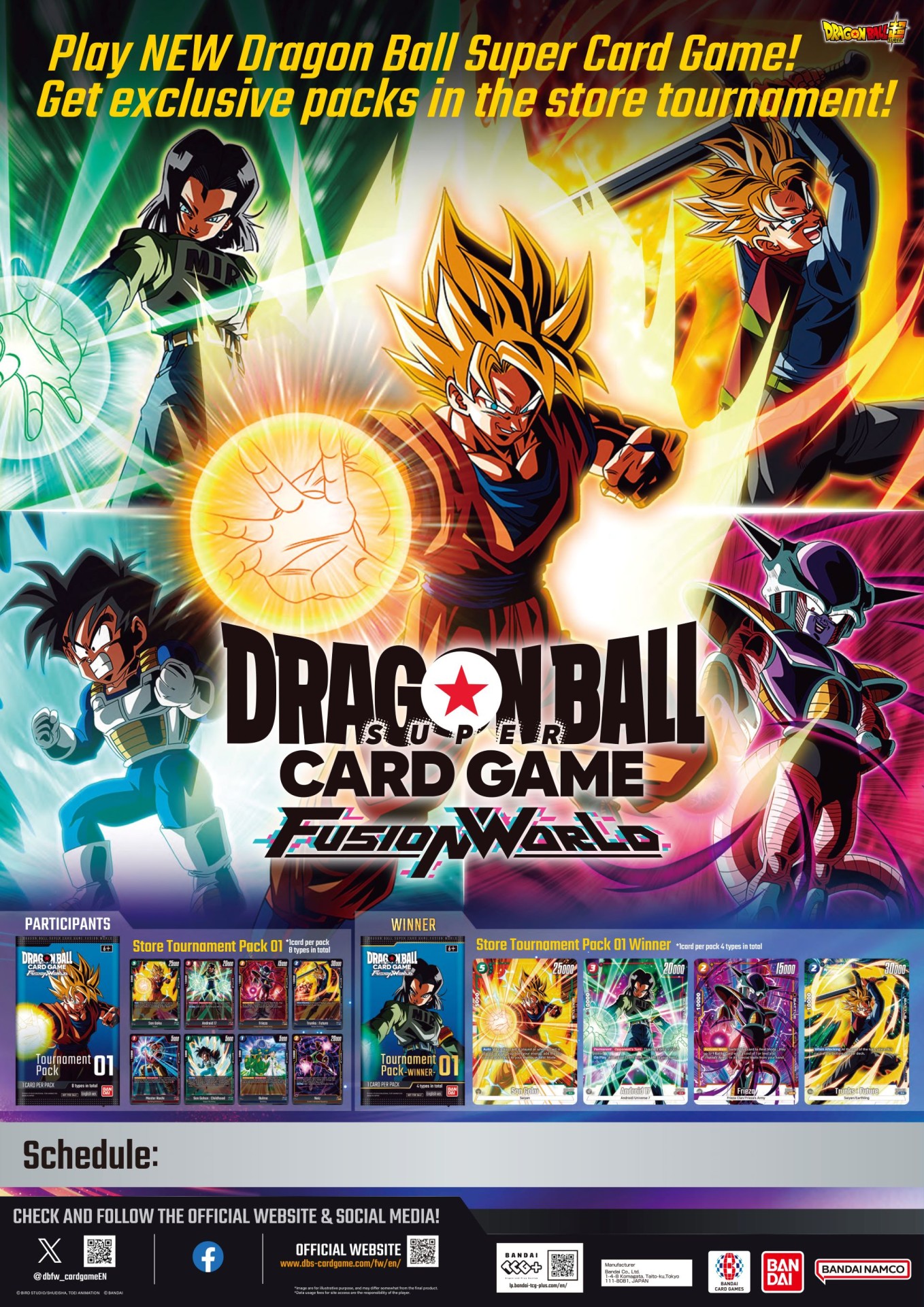 Ended]Store Tournament 2024 Wave 1 | Dragon Ball Super Card Game 
