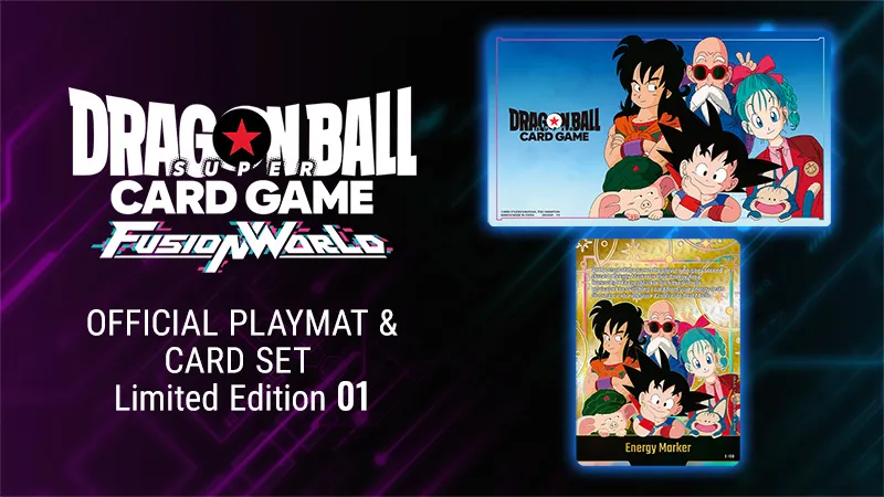 OFFICIAL PLAYMAT & CARD SET Limited Edition 01