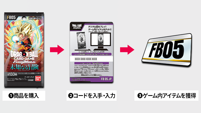 ドラゴンボールカードゲーム フュージョンワールド FB05未知なる冒険 