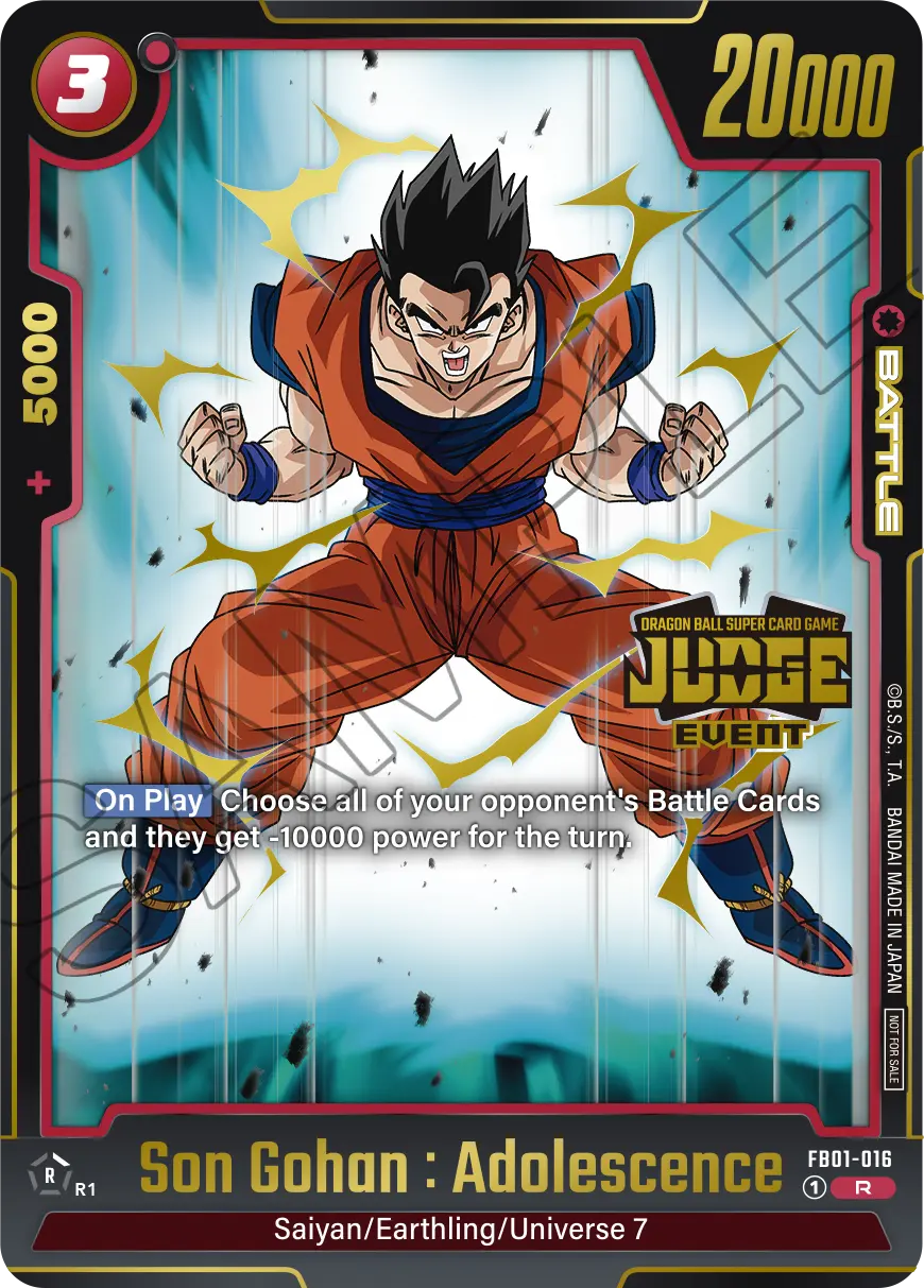 FB01-016 Son Gohan : Adolescence