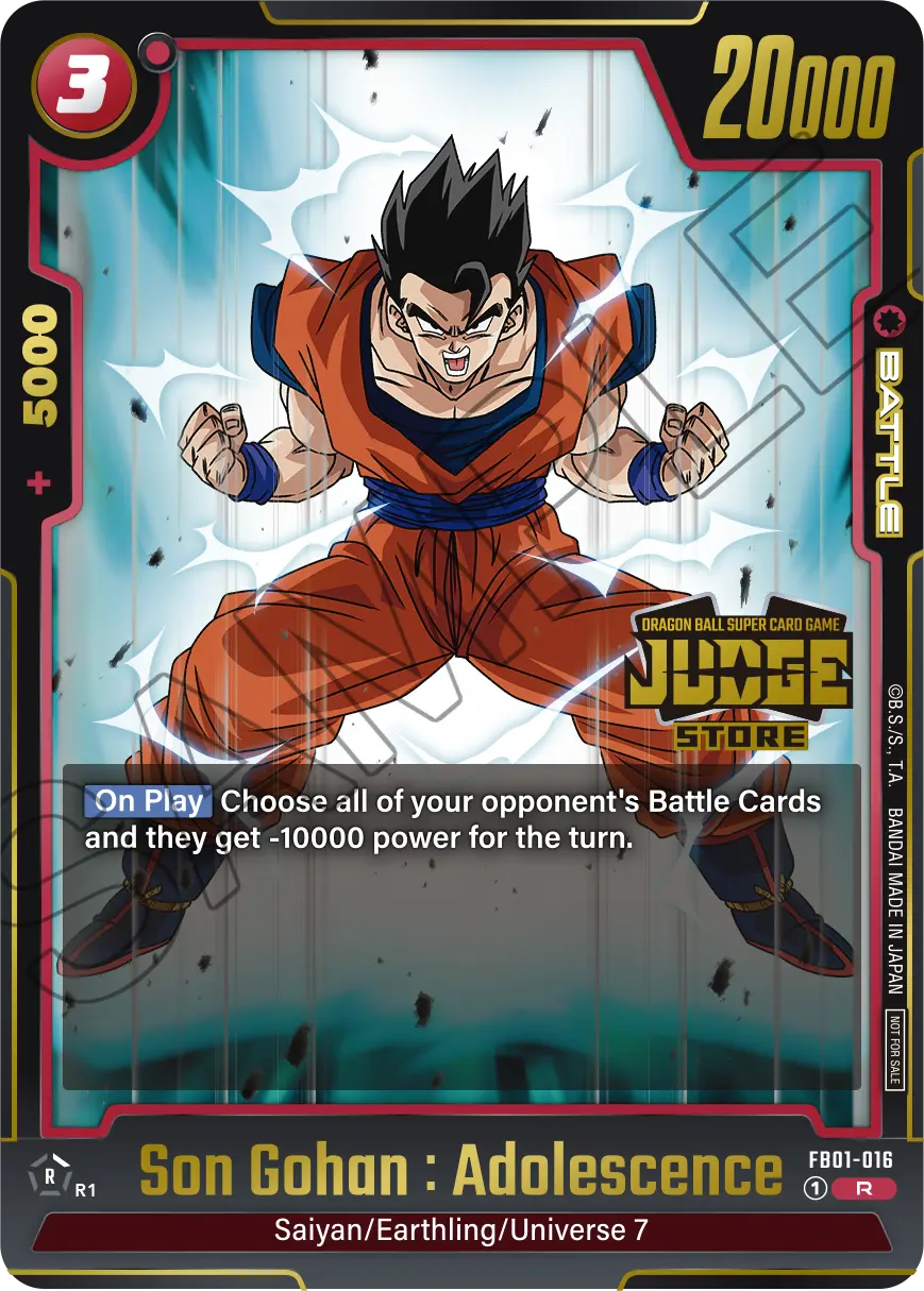 FB01-016 Son Gohan : Adolescence