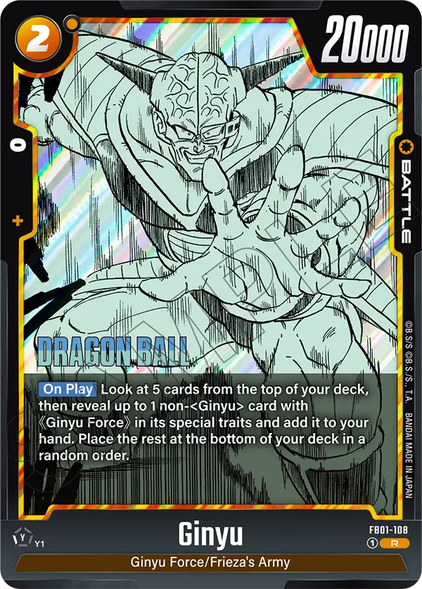 FB01-108 Ginyu