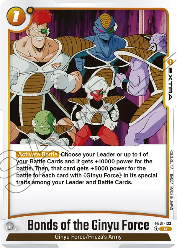 FB01-133 Bonds of the Ginyu Force