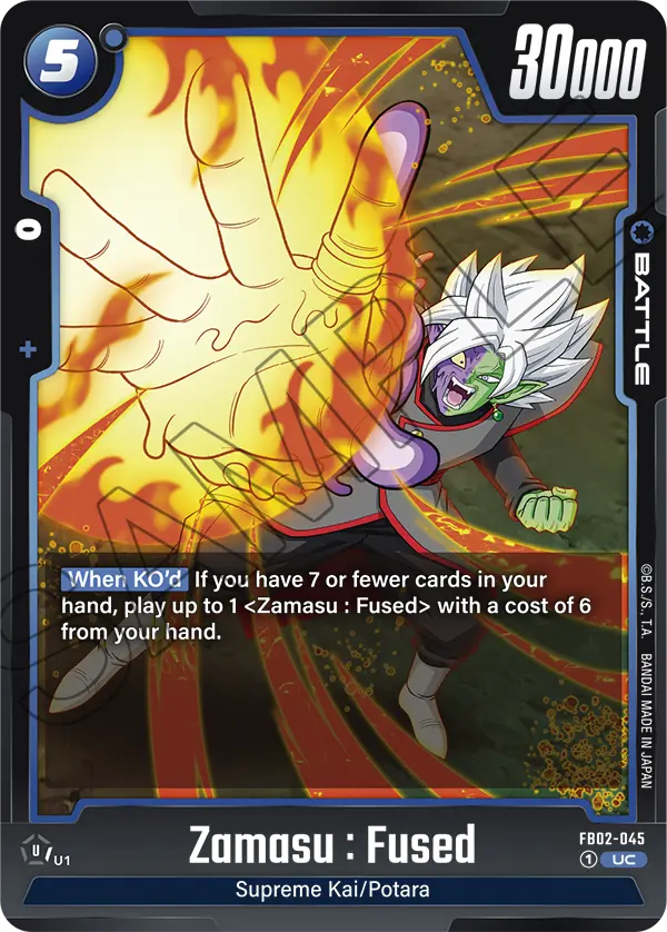 FB02-045 Zamasu : Fused