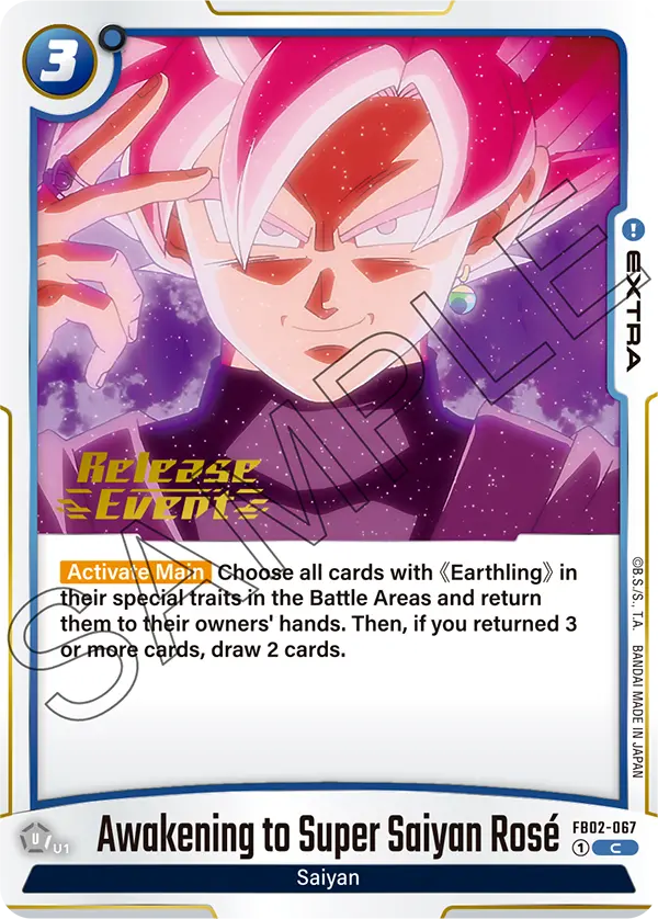 FB02-067 Awakening to Super Saiyan Rosé