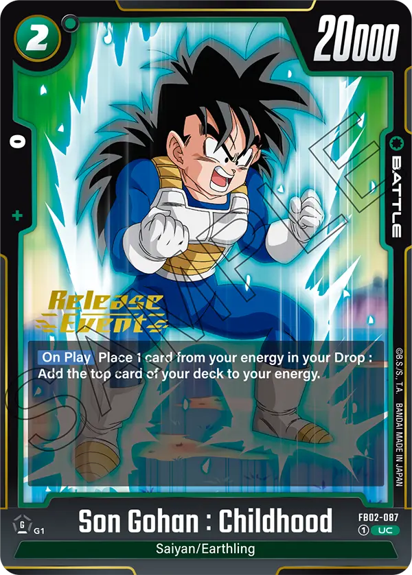 FB02-087 Son Gohan : Childhood
