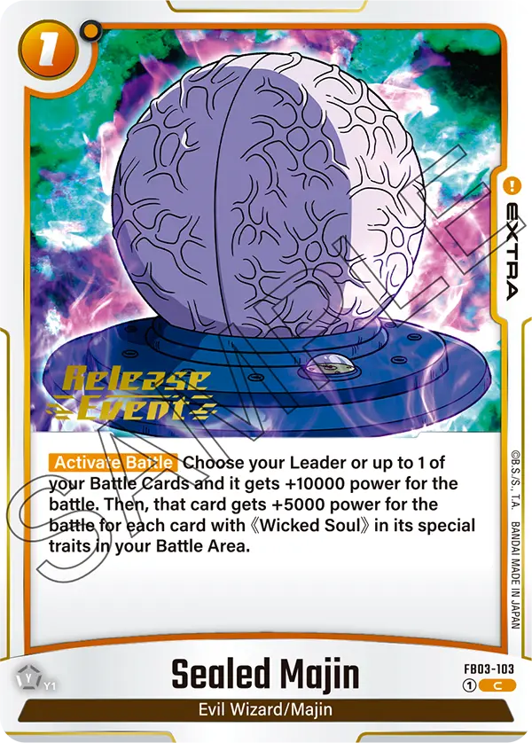 FB03-103 Sealed Majin