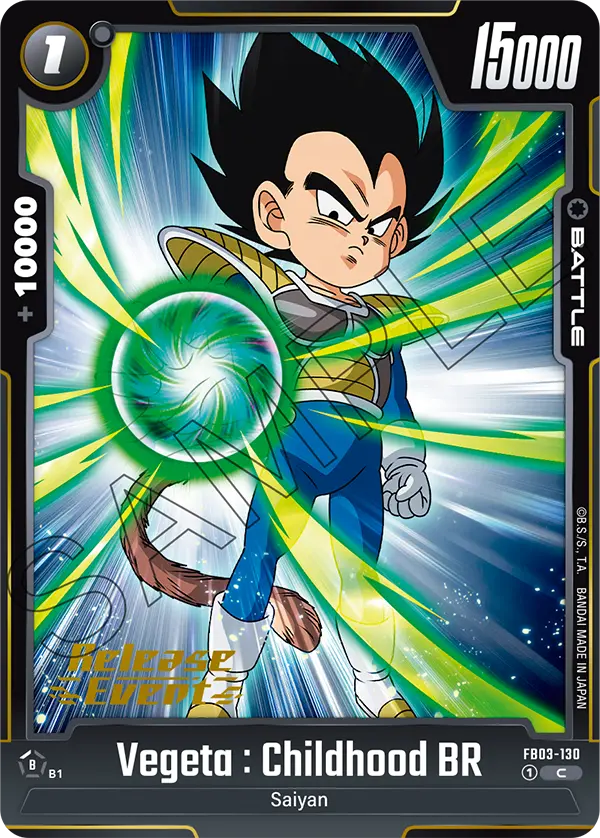 FB03-130 Vegeta : Childhood BR