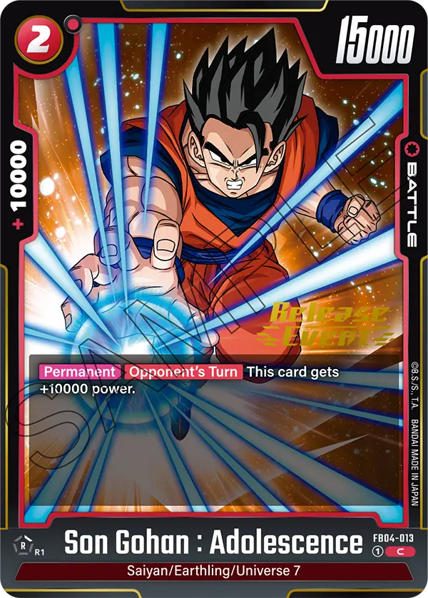 FB04-013 Son Gohan : Adolescence