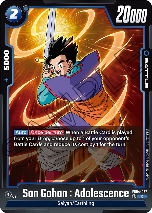 FB04-037 Son Gohan : Adolescence