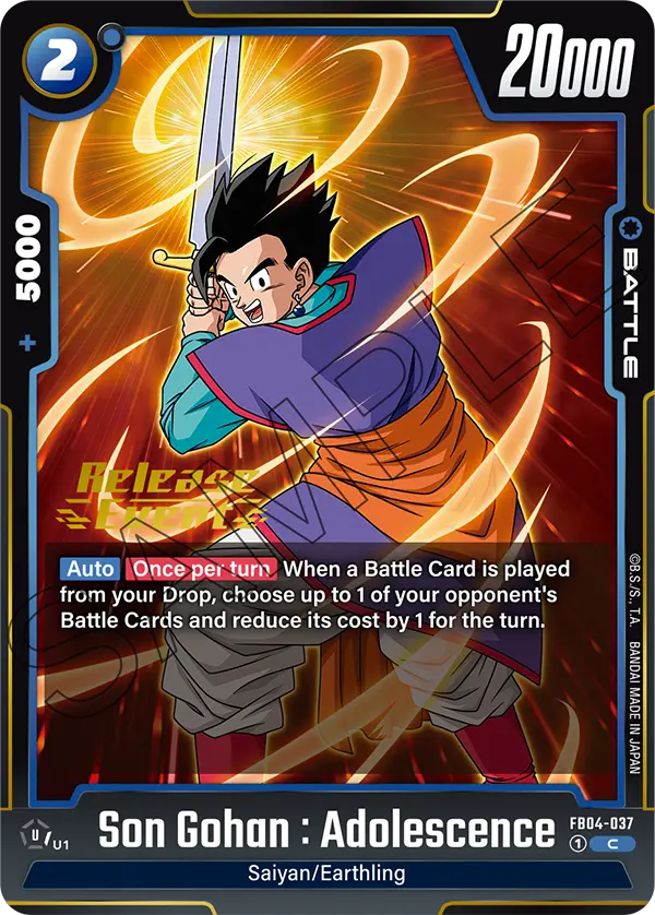 FB04-037 Son Gohan : Adolescence
