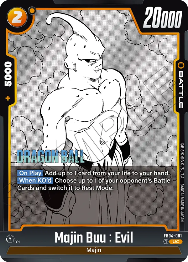FB04-091 Majin Buu : Evil