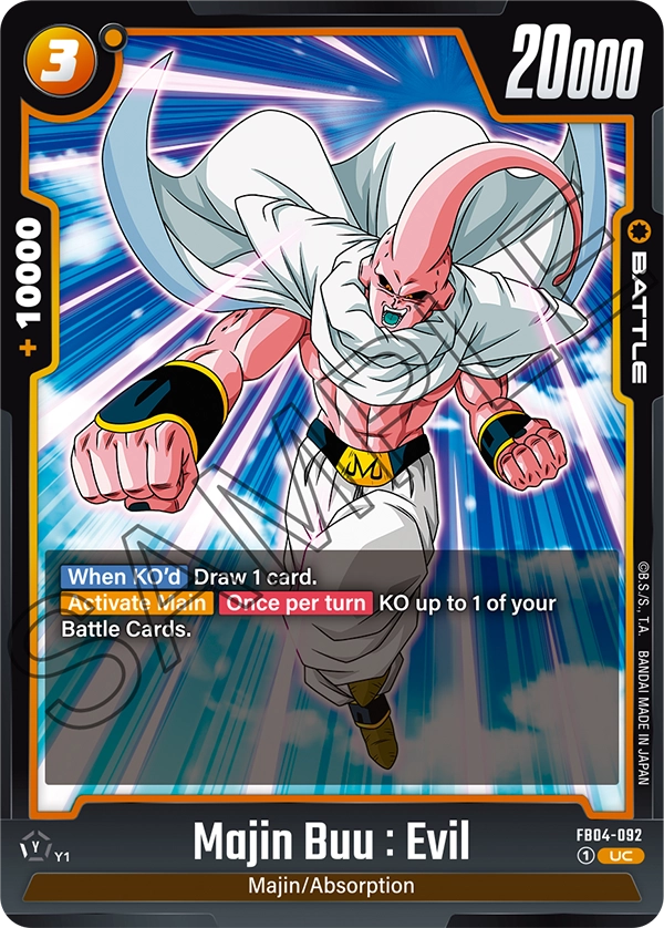 FB04-092 Majin Buu : Evil