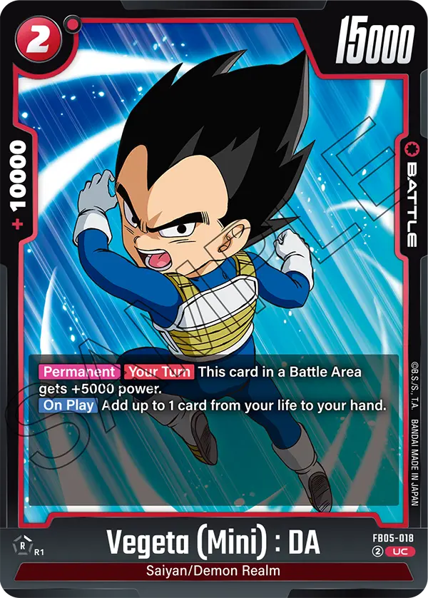 FB05-018 Vegeta (Mini) : DA