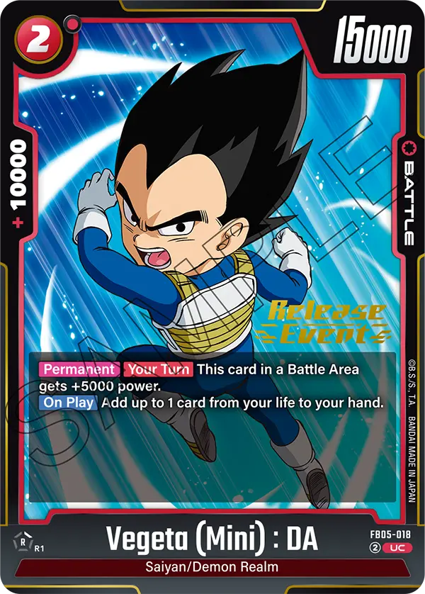 FB05-018 Vegeta (Mini) : DA
