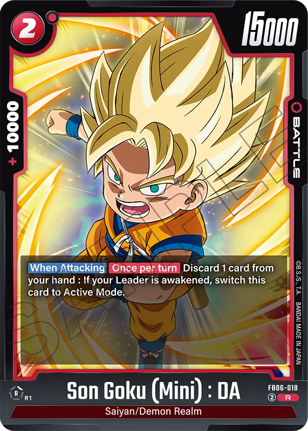 #0018  Son Goku [Mini] : DA FB06 (Mini)