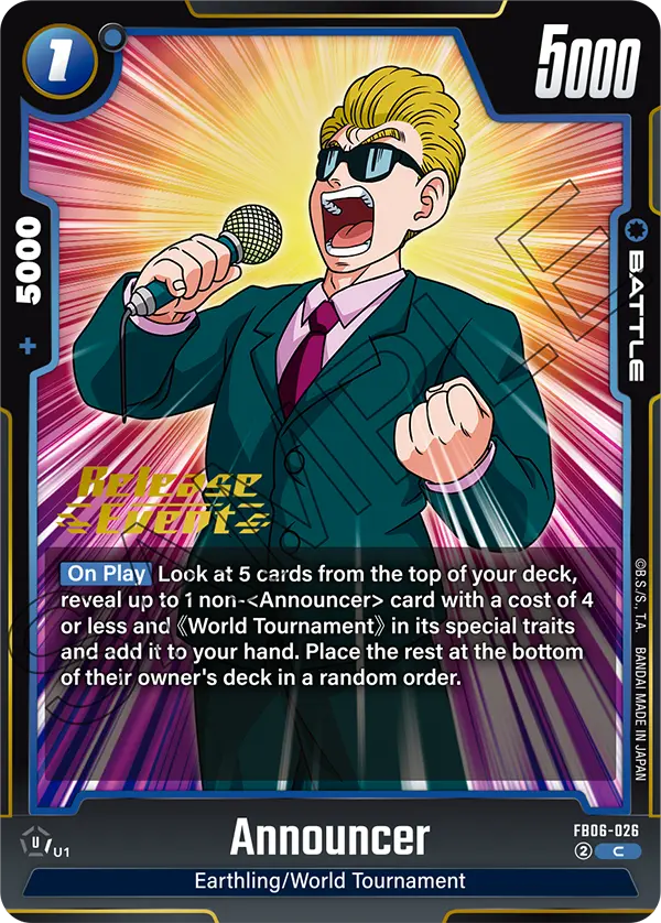 FB06-026 Announcer