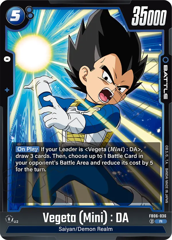 #0036  Vegeta [Mini] : DA FB06 (Mini)
