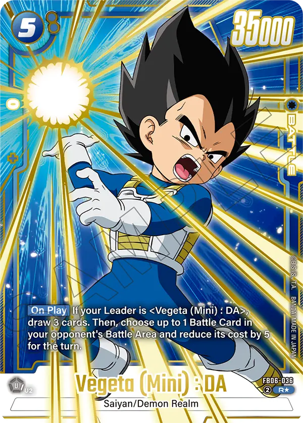 FB06-036 Vegeta (Mini) : DA