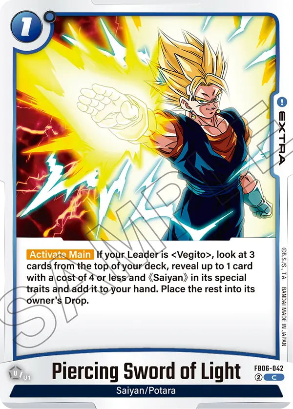 FB06-042 Piercing Sword of Light