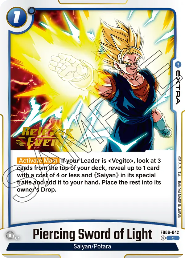 FB06-042 Piercing Sword of Light