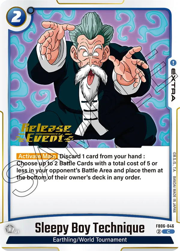 FB06-046 Sleepy Boy Technique