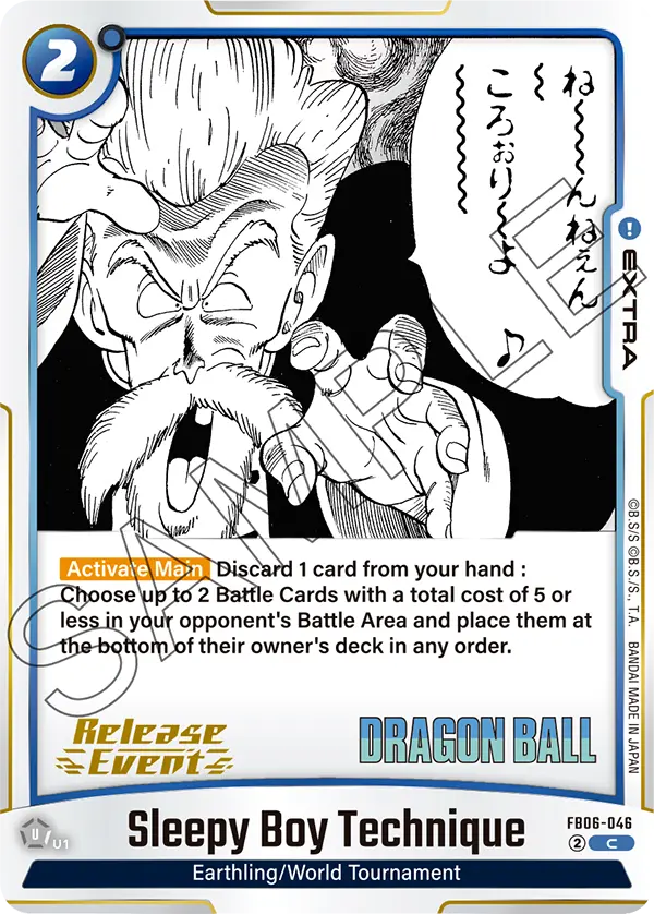 FB06-046 Sleepy Boy Technique