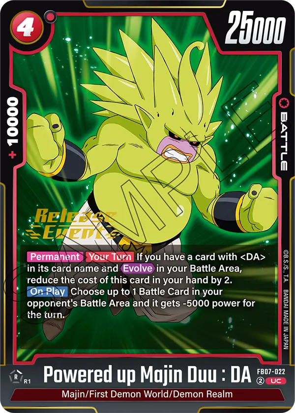 Powered up Majin Duu : DA