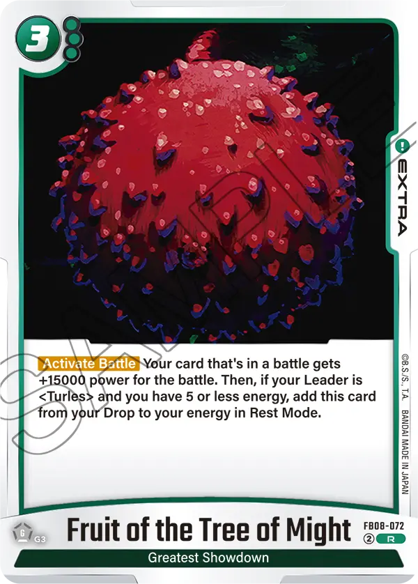 FB08-072 Fruit of the Tree of Might