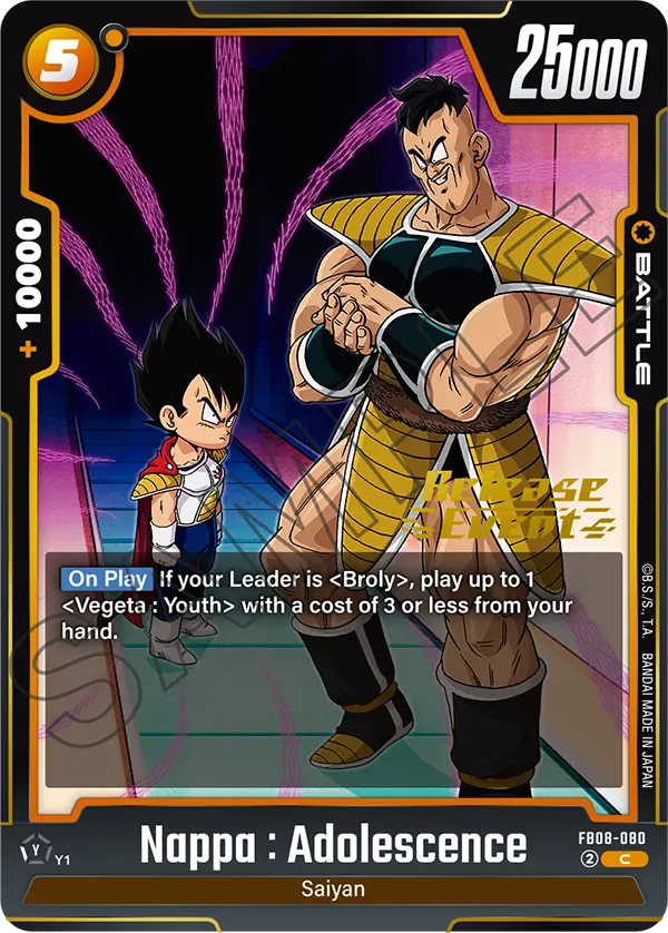 Nappa : Adolescence