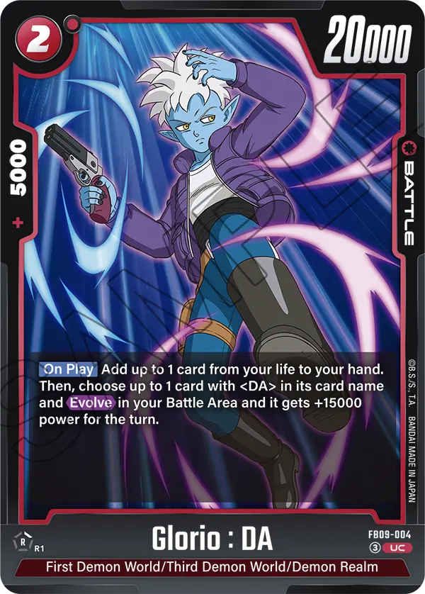 FB09-004 Glorio : DA