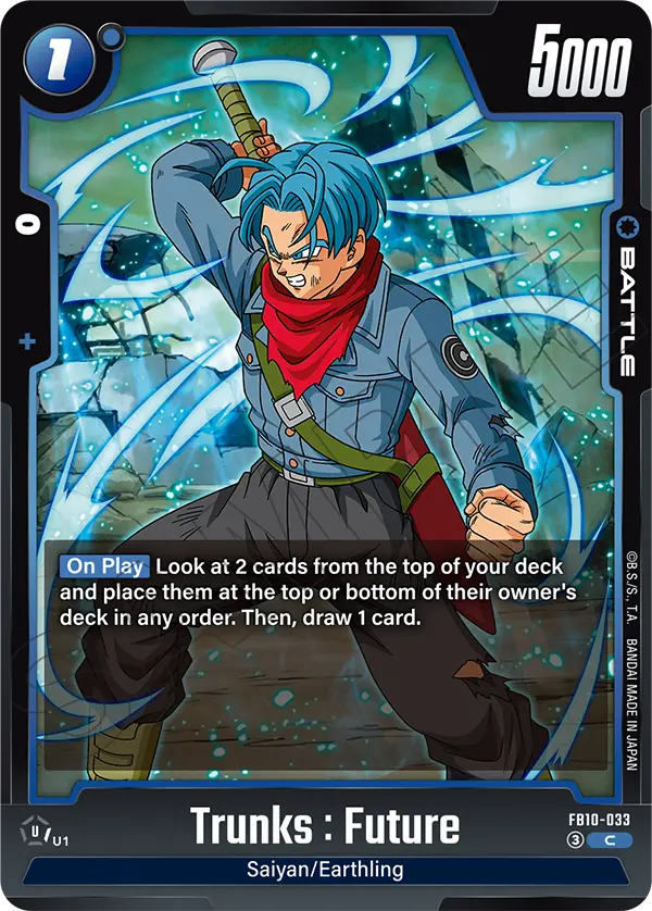 FB10-033 Trunks : Future